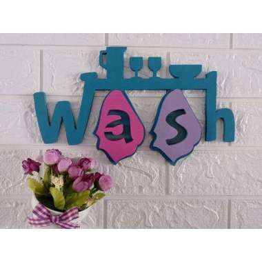 hiasan tempat cuci piring hiasan kayu unik murah termurah