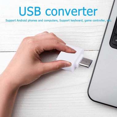 OTG MICRO TYPE-C TYPE C to USB FEMALE 3.1 MICRO USB PUTIH