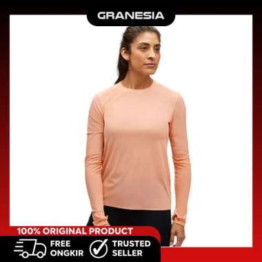 Hoka Women AirOlite Run Long Sleeve 1151083PA|Baju Olahraga Lari Cewe L