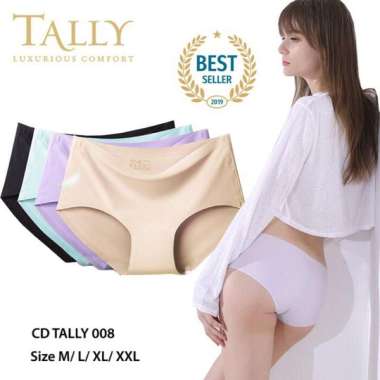 [TOMS]TALLY CD 008 Celana Dalam Seamless Tanpa Jahitan Anti Nyeplak ,,XL 008 - Wrn Random
