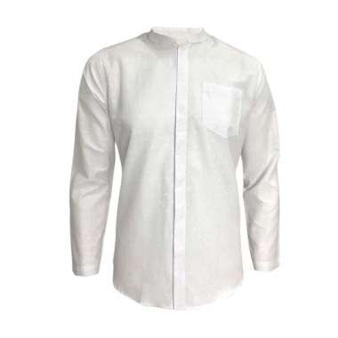 DERED Koko Pria Shanghai Panjang Putih 7IK301901 M