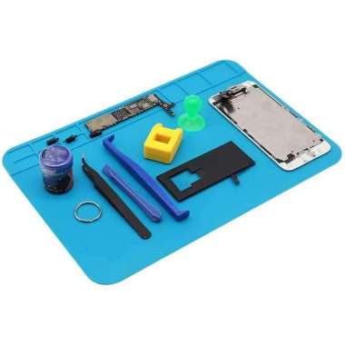 DUETECH Alas Matras Solder Silikon Soldering Mat Heat Resistant DFUT001 Alat Lash Lift Solder Besar 