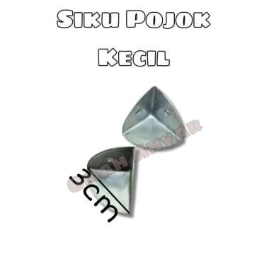Plat Siku Pojok Lemari Meja Besar Kecil Siku Pojok Kecil 6 PCS
