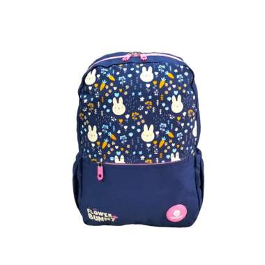 TAS CANNON 71988 FLOWER BUNNY RANSEL ANAK SEKOLAH SD PEREMPUAN Navy