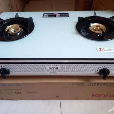 Kompor Rinnai 2 Tungku Type 712 GA Tempered Glass Api Lilin