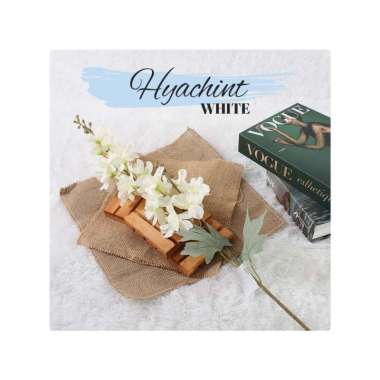 Goto Crimson Bunga Hias Artificial Flower Buket Plastik Mawar Teratai HYACHINT W