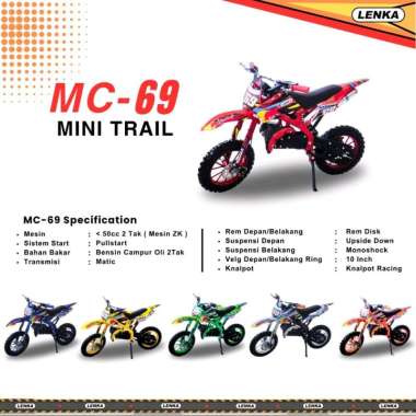 Sepeda Motor Bensin Mainan Anak Mini Trail Lenka MC69