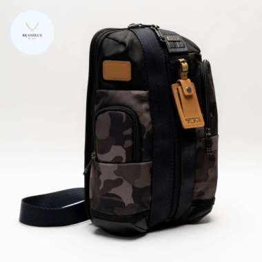 Tumi Higgins Sling Bag Camo Brown - 100% Authentic