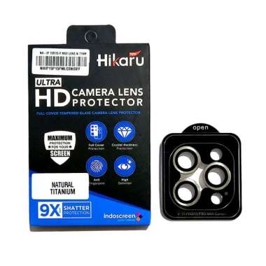 iPhone 15 Pro / Pro Max - Anti Gores Camera Lens Satuan - Hikaru 15 PRO/PRO MAX NATURAL