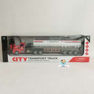 Mainan Mobil Remote Container / Mainan Truck RC Oil Truck