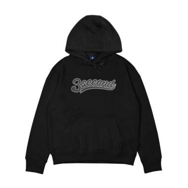 3Second Hoodie Jacket Otis Logo Embroidered C030224 Black S