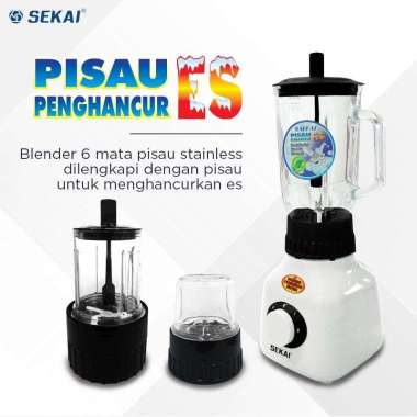 SEKAI Blender BL 752 PS - Blender Sekai 1 Liter BL 752 PS 3 IN 1 BLACK