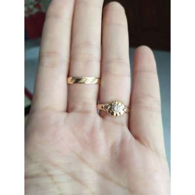 Cincin Couple Emas Asli Terbaru Cincin Tunangan Emas Asli Cincin Kawin Emas Asli Cincin Nikah Emas