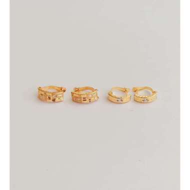 Anting Klep Emas Asli Anting Wanita Anting Dewasa Anting Simple Anting Kenip Anting Emas Terbaru