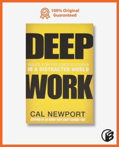 Buku Import Deep Work by Cal Newport ( Hardcover) Multivariasi