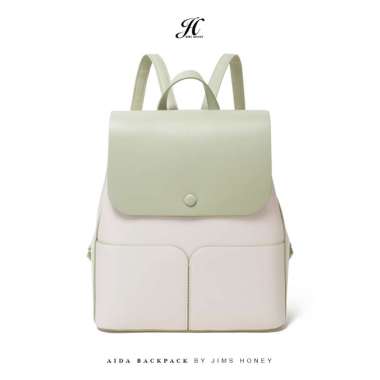 Jims Honey - Aida Backpack - Tas Ransel Wanita White-tosca