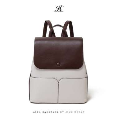 Jims Honey - Aida Backpack - Tas Ransel Wanita White-brown