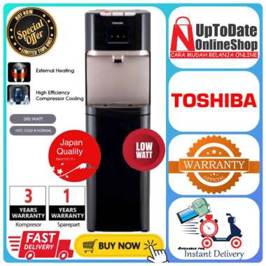 DISPENSER TOSHIBA RWF-1669BID(K) RWF1669BID 1669BID(K) KOMPRESOR LOW WATT GALON BAWAH TOSHIBA DISPEN