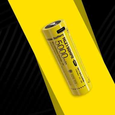NITECORE 21700 Baterai Li-ion 5000mAh 15A Continuous Discharge