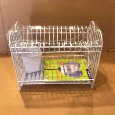 Rak Piring susun 2 Modelline Motif Hati PT43H PT 43 H