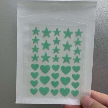 Acne Patch Sticker Jerawat Pimple Patch Repair Skin Acne Pimple Master Patch Stiker Green Combinatio