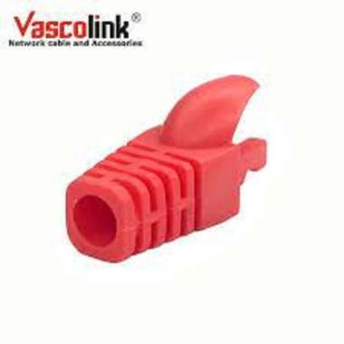 Vascolink Cat 5e RJ45 Modular Plug Boot Cat5e - Merah