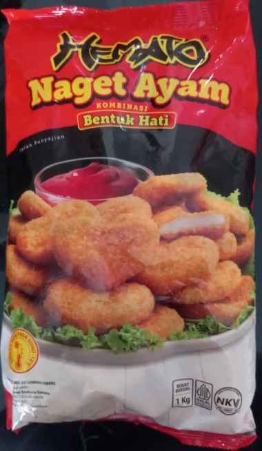 HEMATO NUGGET AYAM BENTUK HATI 1KG