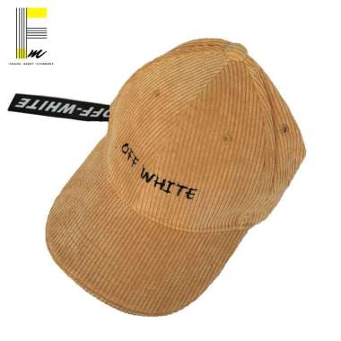 Topi Baseball Velvet Off White Generation High Premium Quality Original CREAM