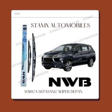 WIPER DEPAN MITSUBISHI XPANDER UK. 26 & 16 MERK NWB AQUA GRAPHITE