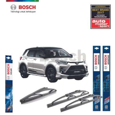 WIPER MOBIL TOYOTA RAIZE DEPAN BELAKANG BOSCH ADVANTAGE