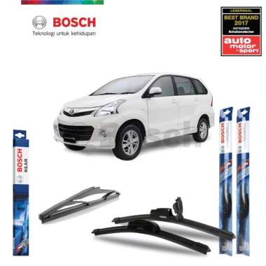 WIPER TOYOTA NEW AVANZA 2004-2012 DEPAN BELAKANG FRAMELESS BOSCH