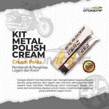 KIT METAL POLISH CREAM PENGKILAP CHROME 50GR