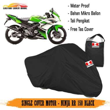 Cover Motor Kawasaki Ninja RR 150 Indoor Triplum Hijau