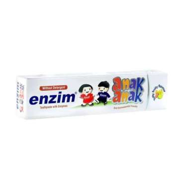 Enzim Pasta Gigi Anak Tutty Fruity 63gr - Pasta Gigi Anak Enzim Orange