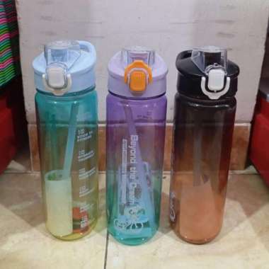 Botol minum 1 liter/Botol Viral stiker