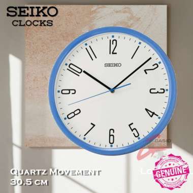 Jam Dinding SEIKO Original 30.5 cm QHA-011Blue