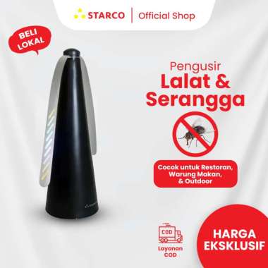 Starco Kipas Pengusir Lalat Serangga Fly Fan rotasi 360 derajat