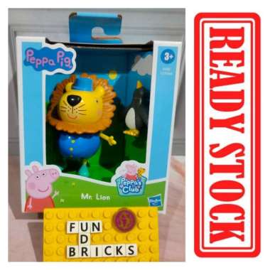 Mainan Peppa Pig Mr Lion Action Figure Hasbro