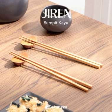 Dekoruma JIREN Sumpit Kayu Mahoni 23 cm set of 2 / Chopsticks