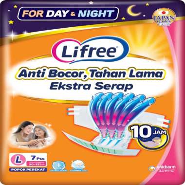Lifree Popok Dewasa Perekat - Ukuran M, L, XL L 7