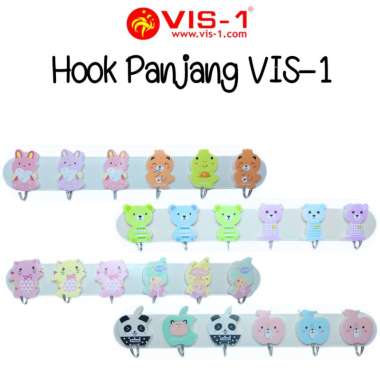 Gantungan Hook / Kapstok Vis-1 Panjang isi 6 - No.96