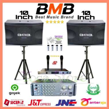 Paket Sound System Karaoke Speaker BMB 10 inch Mic Wireless