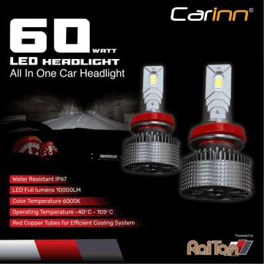 Raiton Bohlamp LED Head Light 60 Watt H1 Socket