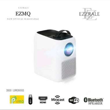 Ezzrale Ezmq 3900 Lumens Android 9.0 Wifi Smart Android Projector (Bogor) EZMQ