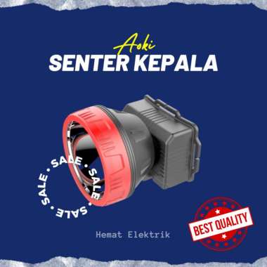 Senter Kepala Super Terang Free Charger 5 Watt Headlamp Outdoor Portable Aoki