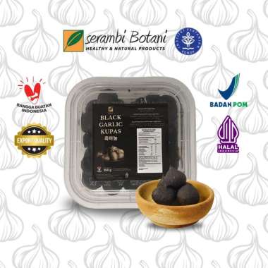 Black Garlic Bawang Hitam Tunggal Lanang Kupas 250 gram