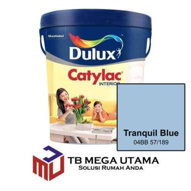 Dulux Catylac Interior Tranquil Blue 25 kg | Cat Dinding Interior