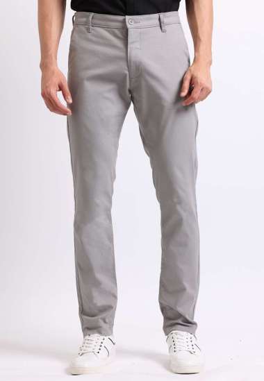 Manzone Celana Panjang Pria Chinos- Amir 3 - Grey Light 30 Grey_Light