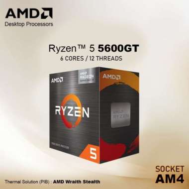 AMD Ryzen 5 5600GT 3.6Ghz Up To 4.6Ghz Cache 16MB 65W AM4 [Box]
