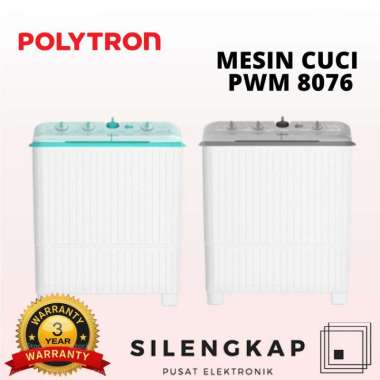 MESIN CUCI POLYTRON PMW 8076 8KG